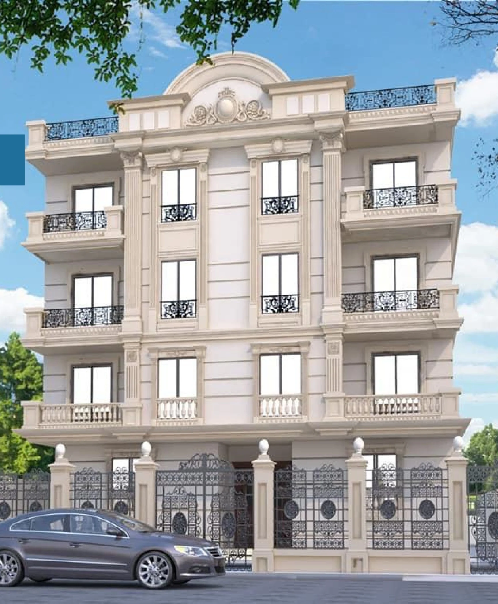 تصور معماري لقصور الفريدة من البروشور